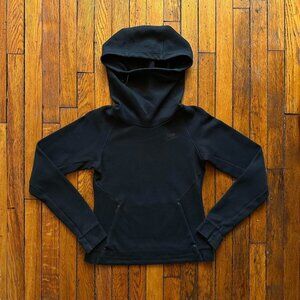 Nike Women Tech Fleece Pullover Hoodie‎ Sweatshirt Women XS Black.
